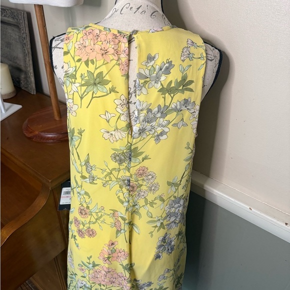 Tommy Hilfiger Yellow Floral Women's Trapeze Dress NWT 99.00 - Picture 4 of 8